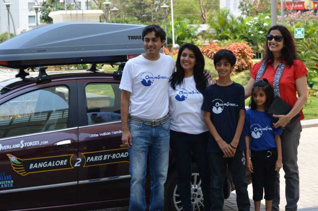 This Adventurous Indian Family Drove A Car From Bengaluru To Paris Over 111 Days